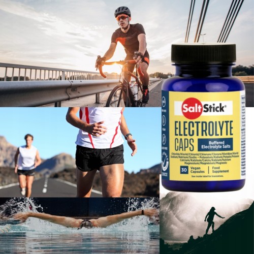 SaltStick Caps 30 kaps. – elektrolity, sód, potas, magnez, wapń