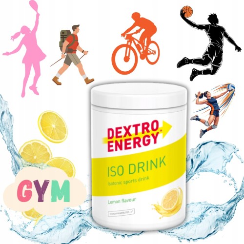 Dextro Energy Napój Izotoniczny Cytryna 440g Bez Aspartamu Nawodnienie