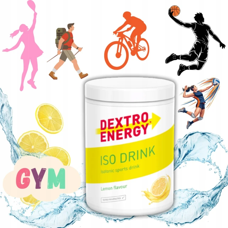 Dextro Energy Napój Izotoniczny Cytryna 440g Bez Aspartamu Nawodnienie