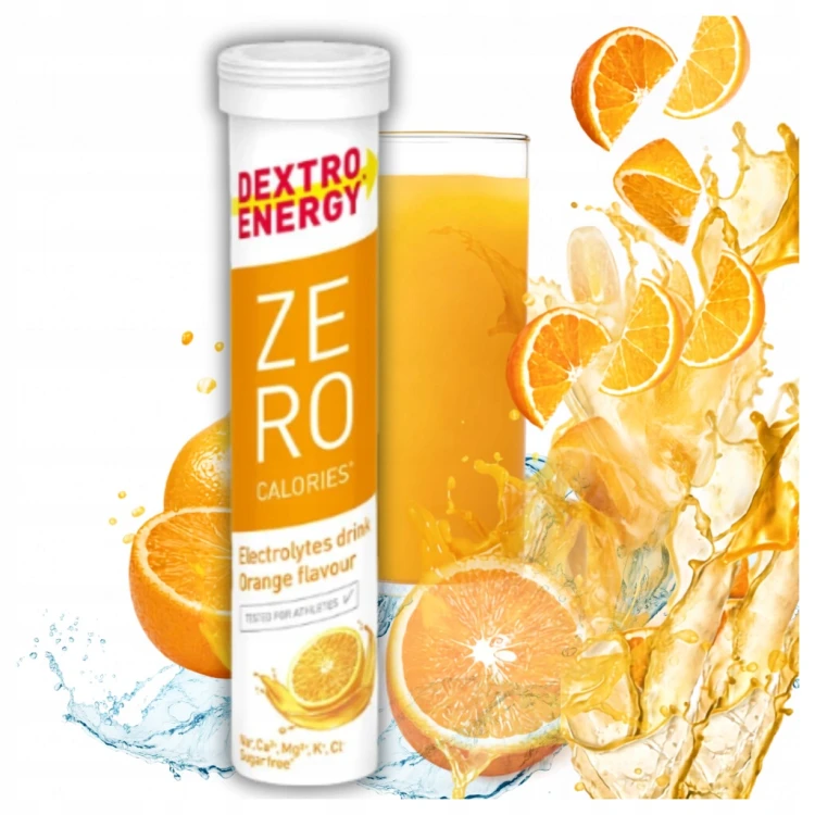 Dextro Energy Elektrolity Orange Bez Cukru 5 Minerałów Tabletki Musujące
