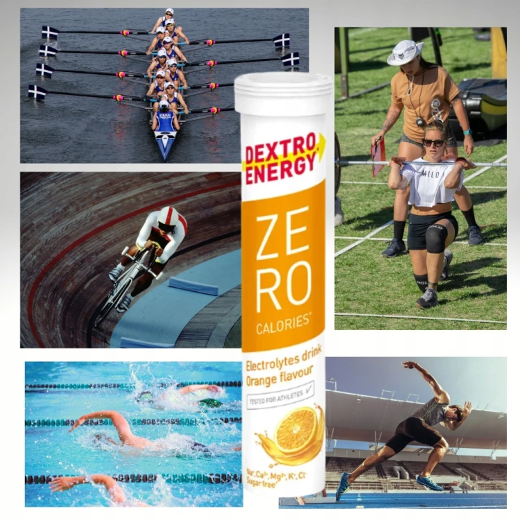 Dextro Energy Elektrolity Orange Bez Cukru 5 Minerałów Tabletki Musujące