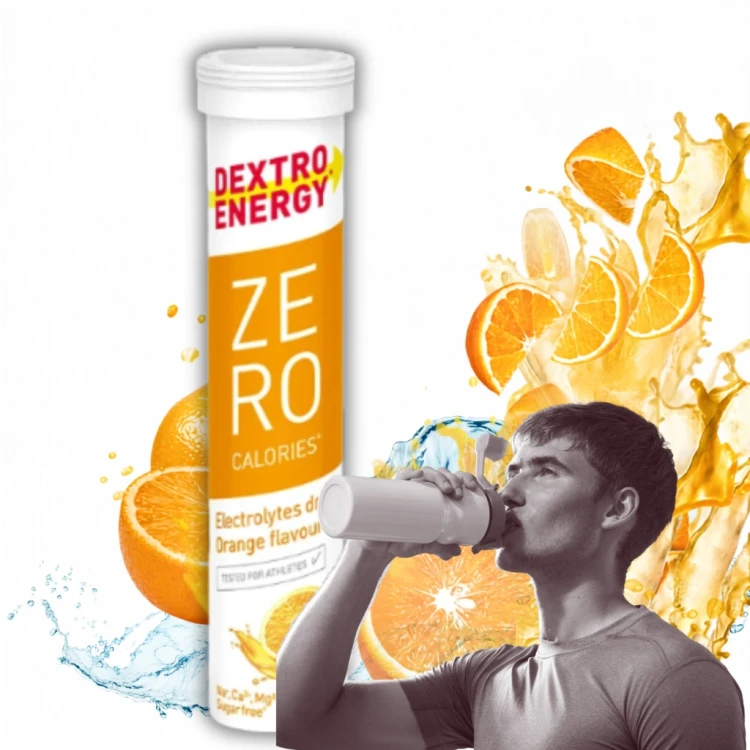 Dextro Energy Elektrolity Orange Bez Cukru 5 Minerałów Tabletki Musujące