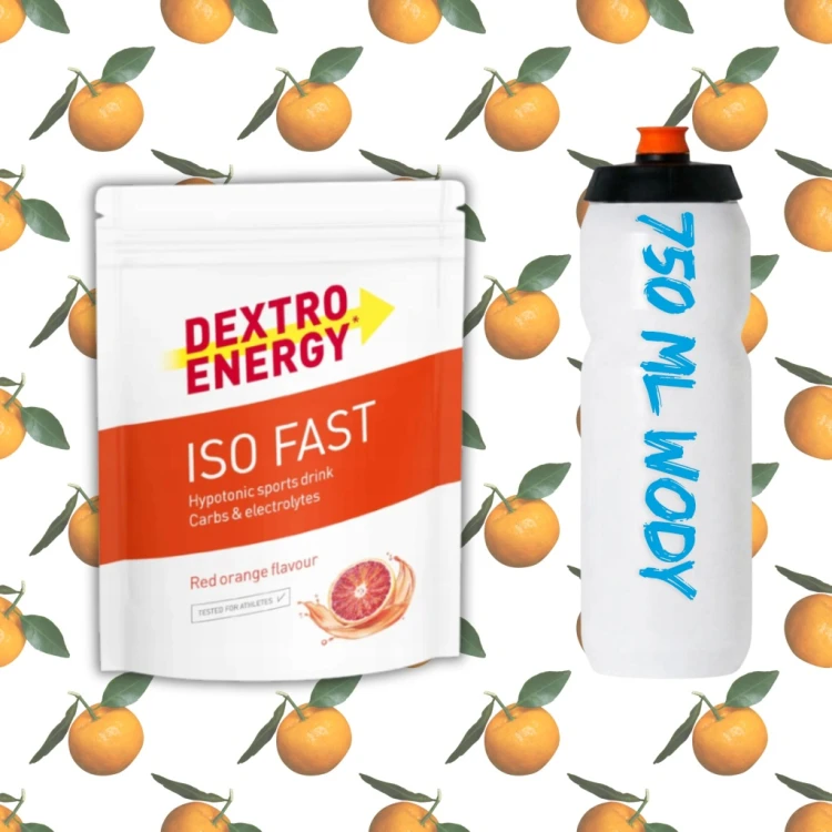 Carbo proszek Dextro Energy IsoFast Red Orange smak pomarańczowy 56 g