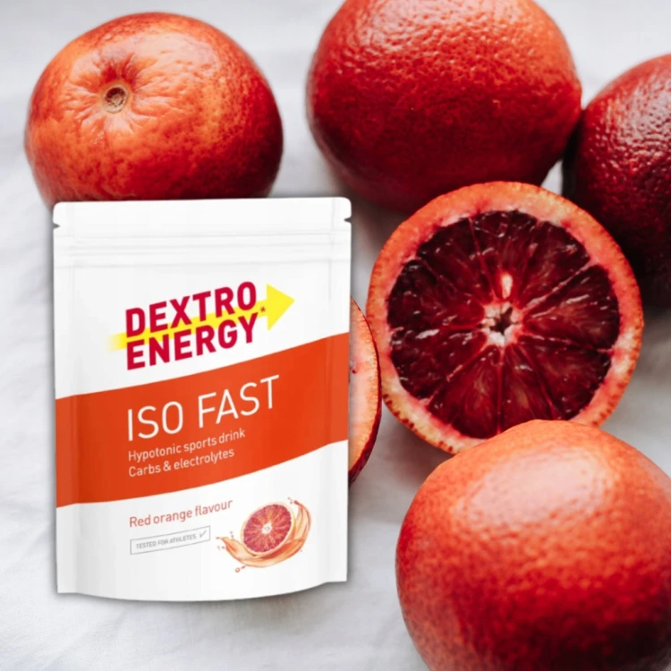 Carbo proszek Dextro Energy IsoFast Red Orange smak pomarańczowy 56 g