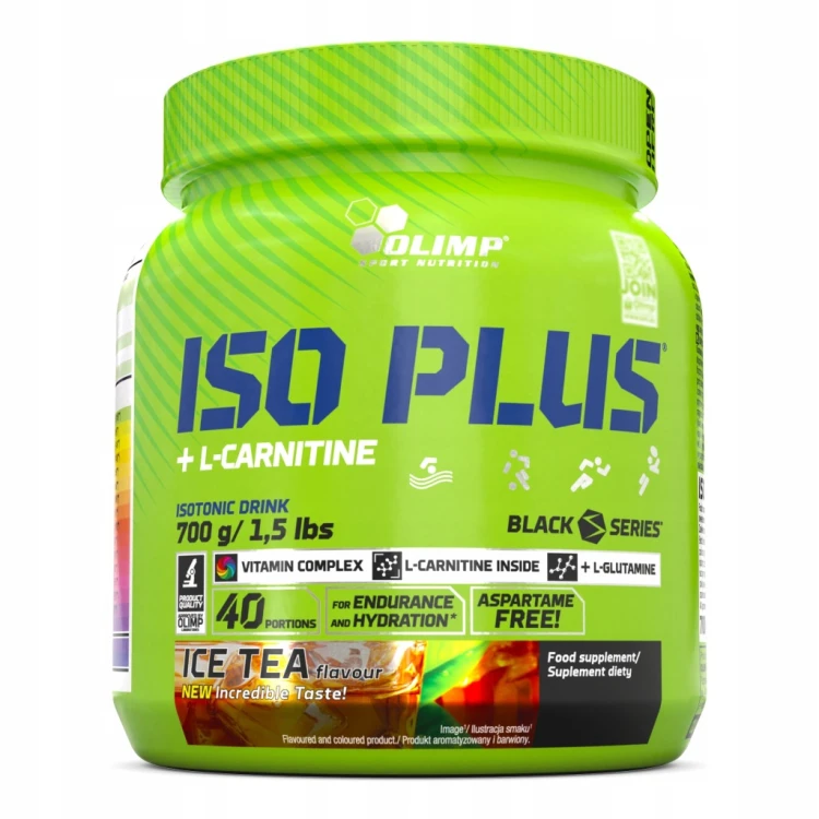 Izotonik Olimp Iso Plus 700g Ice Tea Elektrolity Nawodnienie Energia