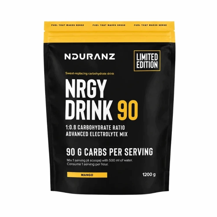 NDURANZ NRGY DRINK 90 1200G mango NAPÓJ WĘGLOWODANOWY carbo na Maraton