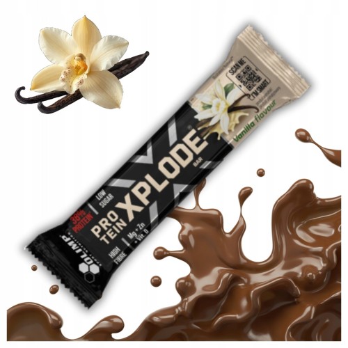Baton białkowy Olimp Protein Xplode 40 g waniliowy wysoka zawartość białka