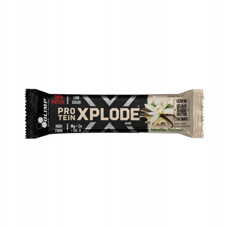 Baton białkowy Olimp Protein Xplode 40 g waniliowy wysoka zawartość białka
