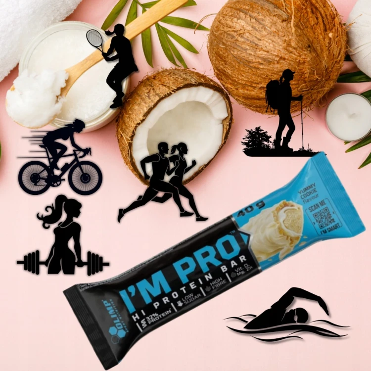 Olimp baton proteinowy I’m PRO PROTEIN BAR 40 g białkowy ciasteczkowy