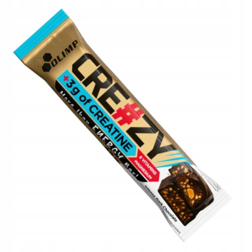 OLIMP CRE#ZY BAR 45g - BATON Z KREATYNĄ 3g, MAGNEZEM I 6 WITAMINAMI