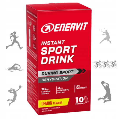 ENERVIT Instant Sport Drink Lemon Napój Hipotoniczny Elektrolity 10x16g