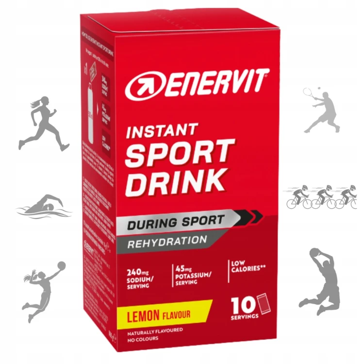 ENERVIT Instant Sport Drink Lemon Napój Hipotoniczny Elektrolity 10x16g
