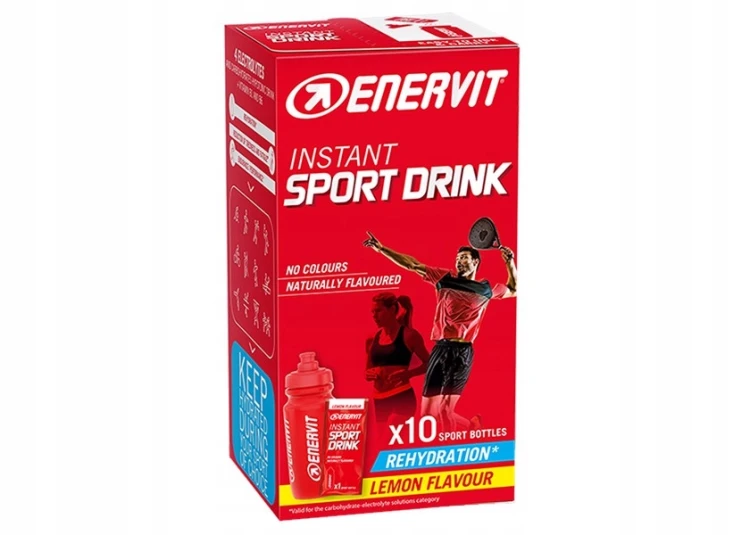 ENERVIT Instant Sport Drink Lemon Napój Hipotoniczny Elektrolity 10x16g