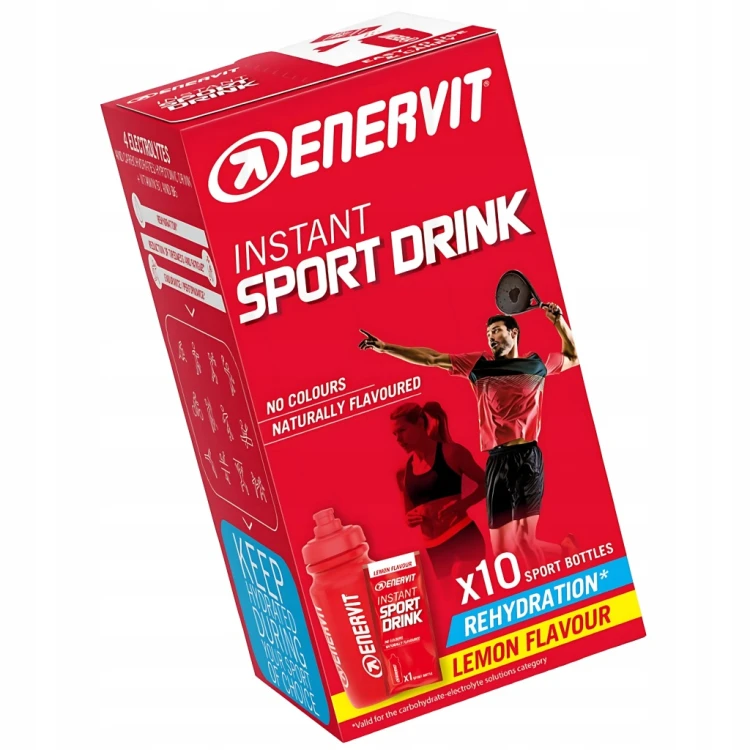 ENERVIT Instant Sport Drink Lemon Napój Hipotoniczny Elektrolity 10x16g