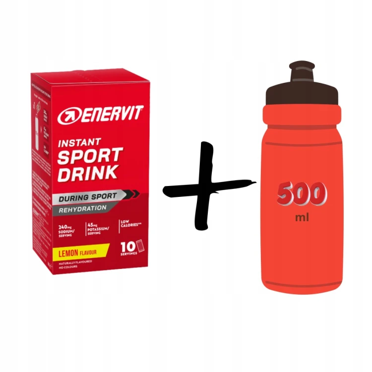 ENERVIT Instant Sport Drink Lemon Napój Hipotoniczny Elektrolity 10x16g