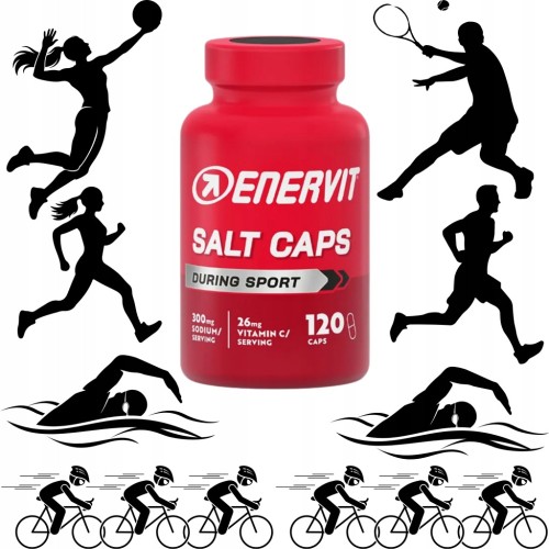 ENERVIT Salt Caps 120 kaps. Elektrolity Sód Kapsułki dla Sportowców