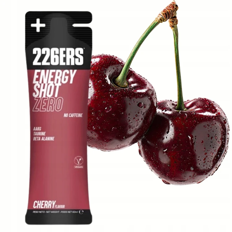 Energy Shot 226ERS Bez Kofeiny Tauryna Arginina Przedtreningówka Wiśnia