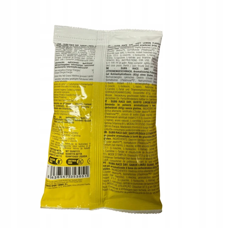 226ERS SUB9 Race Day Soft Lemon Napój Węglowodanowy 87,5 g