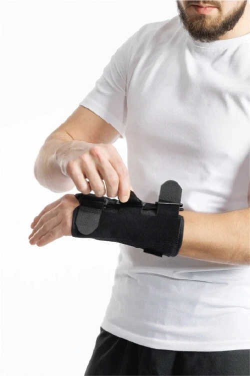 MSupport Stabilizator Nadgarstka Orteza Krótka Prawa rozmiar S