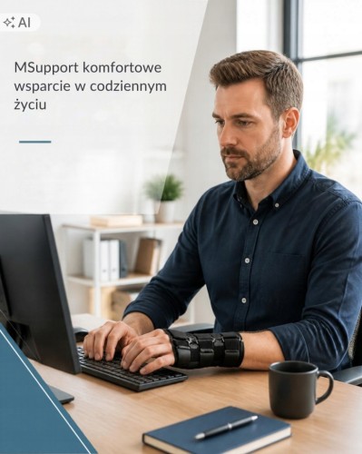 Orteza nadgarstka i kciuka MSupport MS340 stabilizator Lewa M