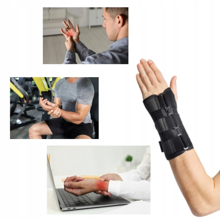 MSupport Stabilizator Nadgarstka Orteza Krótka Prawa rozmiar XL