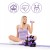 DRFIT Zestaw hantli 6 kg 6 szt. ze stojakiem 0,5 1 1,5 kg Fitness
