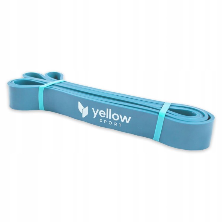 Guma oporowa do ćwiczeń yellowPOWER Band-niebieska, 23-34KG