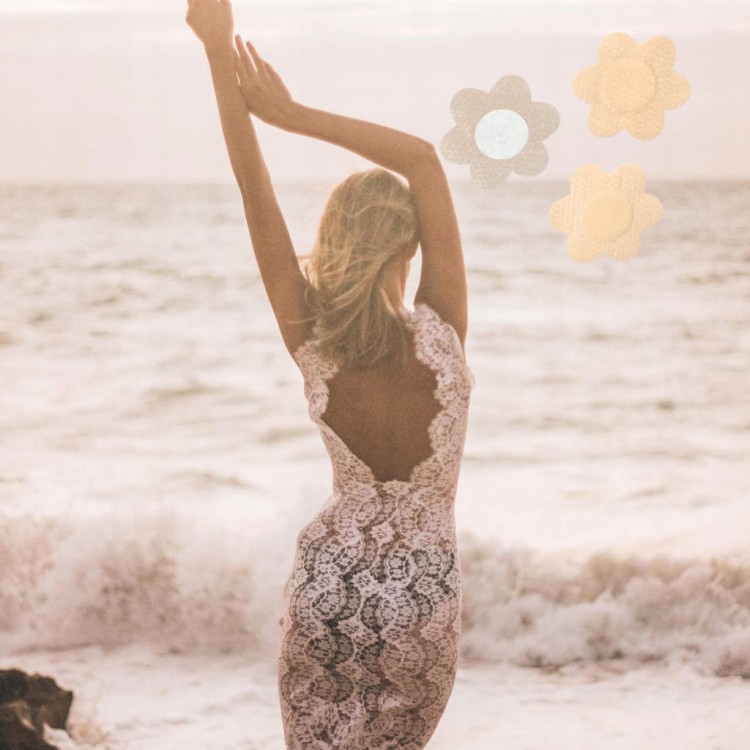 YellowBOOBS TAPE Taśma do podtrzymywania biustu, 5cm x 5m, kolor beżowy