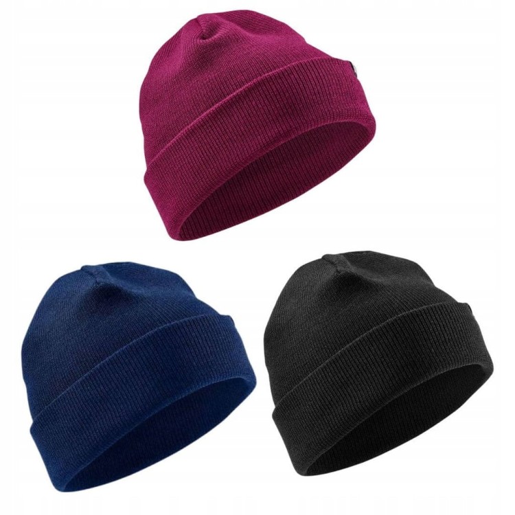 Zimowa czapka COLD WHEATHER 50% merino beanie sportowa CEP czarna