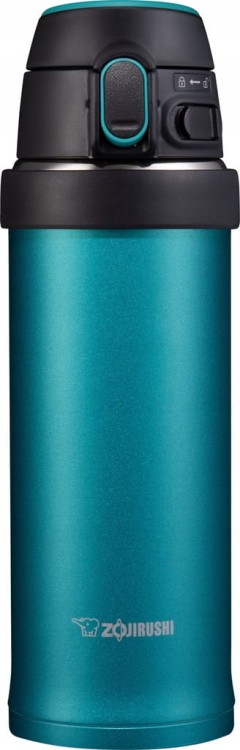 Kubek termiczny Zojirushi Flip And Go SM-QAF48-GK, zielony 480 ml