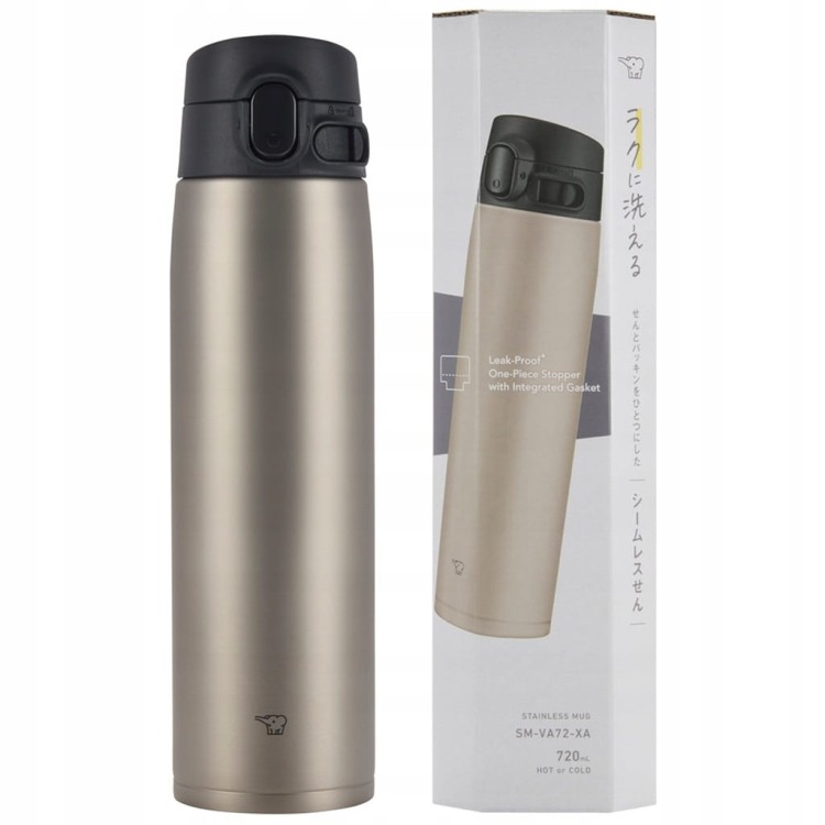 Kubek termiczny z blokadą przed wylaniem ZOJIRUSHI SM-VA72-XA 720ml Stalowy