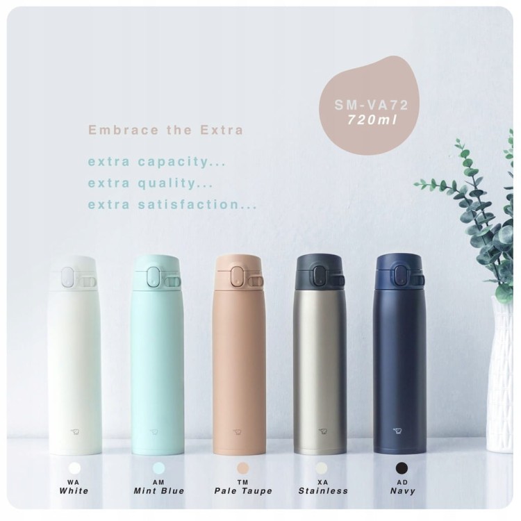 Kubek termiczny z blokadą przed wylaniem ZOJIRUSHI SM-VA72-XA 720ml Stalowy