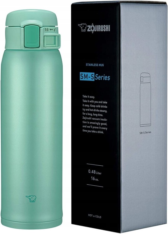 Kubek termiczny Zojirushi SM-SR48E-GP 480 ml, miętowy