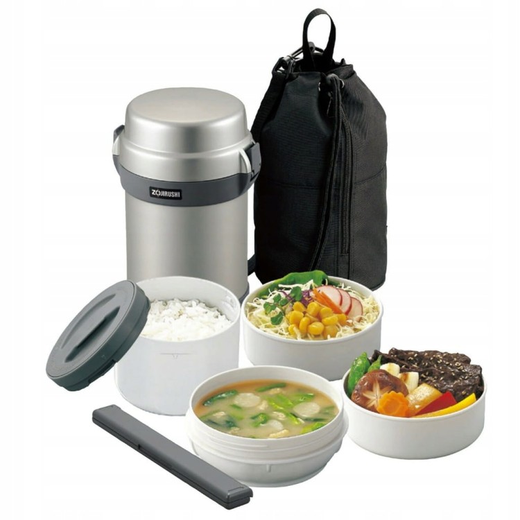 Termos na jedzenie 4-częściowy Zojirushi SL-JAF14-SA 1230 ml srebrny