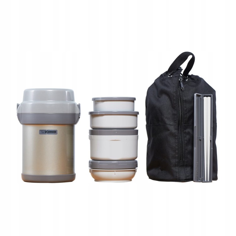 Termos na jedzenie 4-częściowy Zojirushi SL-JAF14-SA 1230 ml srebrny