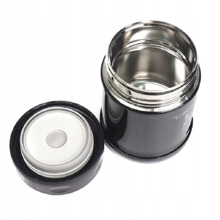 Termos obiadowy Zojirushi z torbą SW-EZE35-BA czarny 350ml +pojemniki