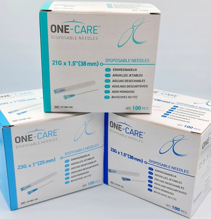 Igły iniekcyjne ONE-CARE 23G 0,6x25 100szt