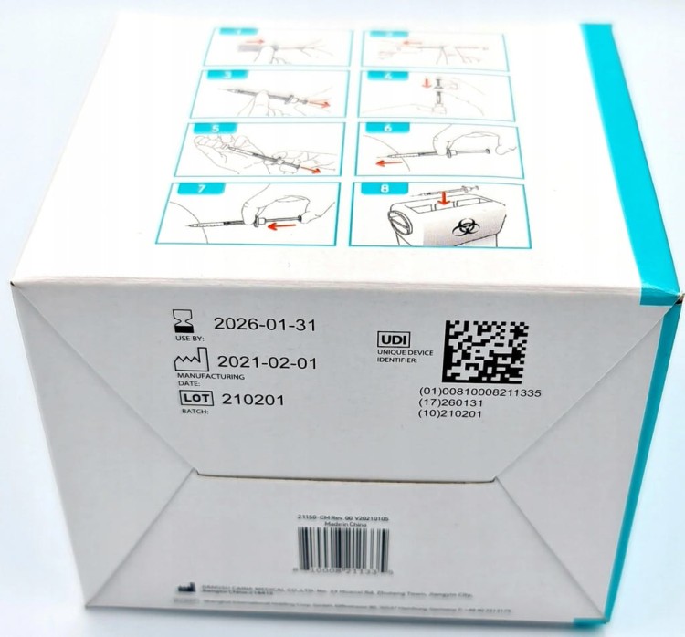 Igły iniekcyjne ONE-CARE 23G 0,6x25 100szt