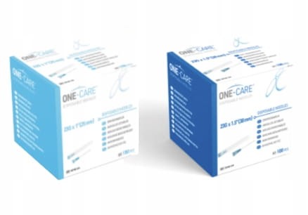 Igły iniekcyjne ONE-CARE 23G 0,6x25 100szt