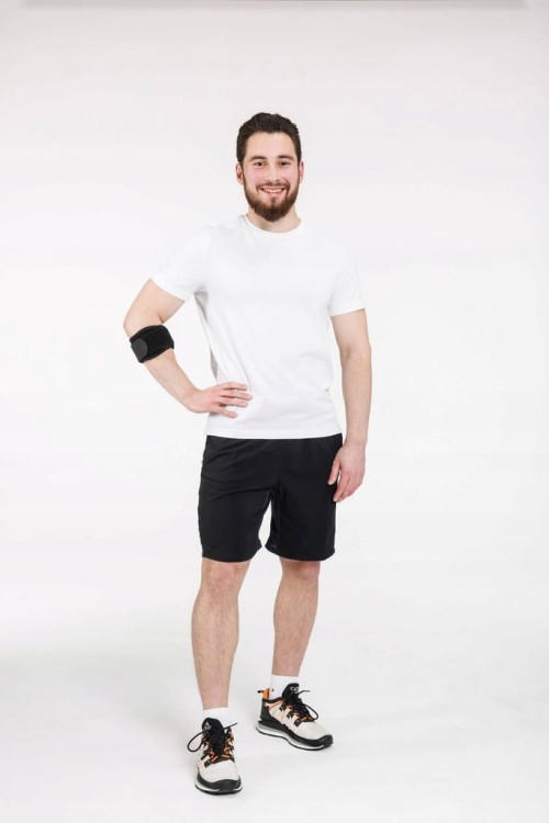 DrFit Opaska na łokieć tenisisty z podkładką żelową