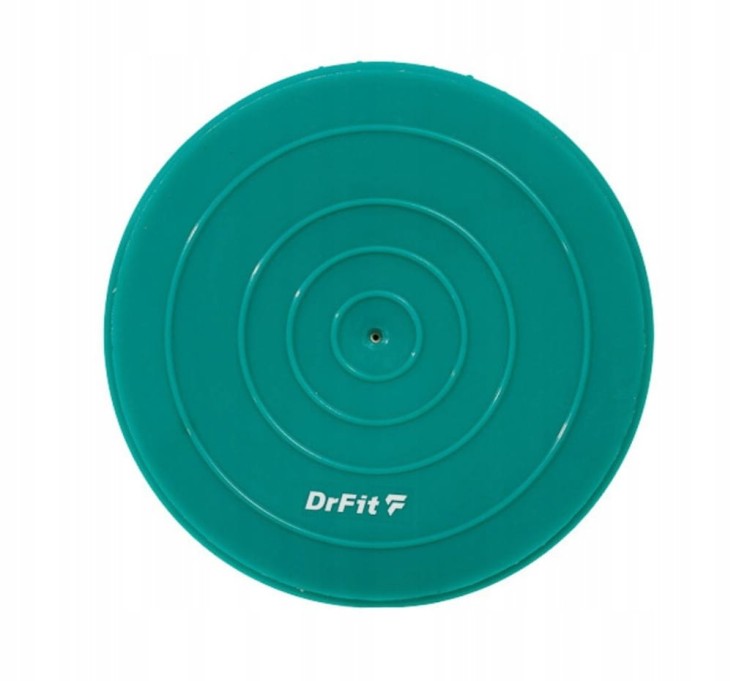 Masażer z wypustkami sensorycznymi (pół piłki) ø16x7 cm zielona PÓŁJEŻYK