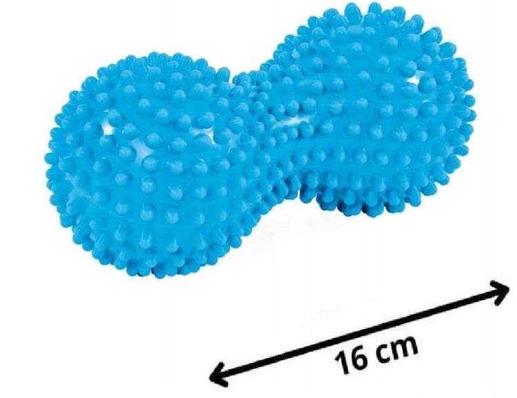 Duoball z Kolcami Masażer Sensoryczny do Rehabilitacji Ćwiczeń DrFit