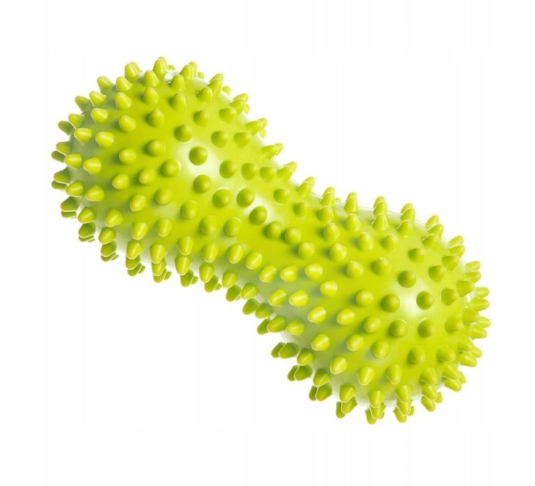 Piłka Duoball Sensoryczna Podwójna z Wypustkami Masaż Ćwiczenia DrFit