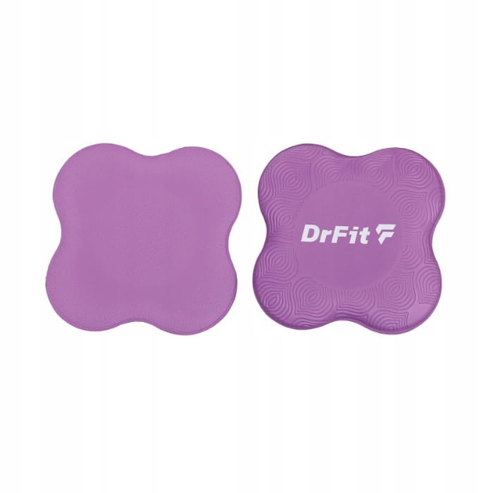 DrFit Podkładki do jogi amortyzujące pod kolana, ręce, biodra fioletowe