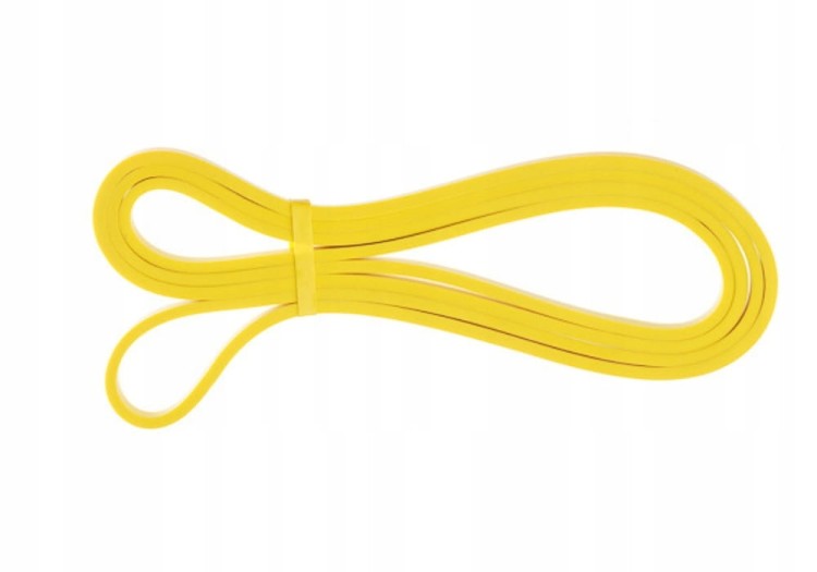 Taśma guma Oporowa do Treningu Opór 2 - 6 kg Żółta Mocna DrFit