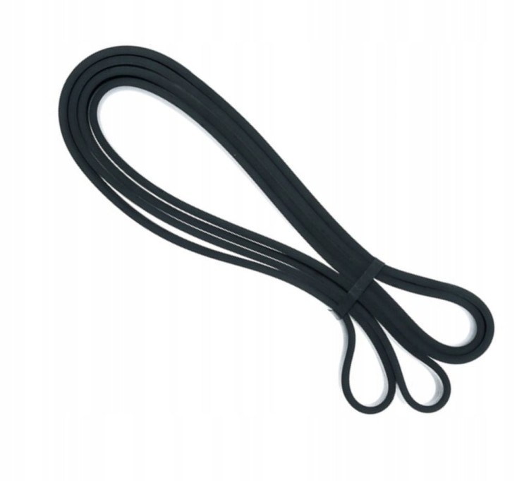 Taśma Oporowa do Treningu Fitness Pilatesu Opór 11-22 kg Czarna Mocna DrFit