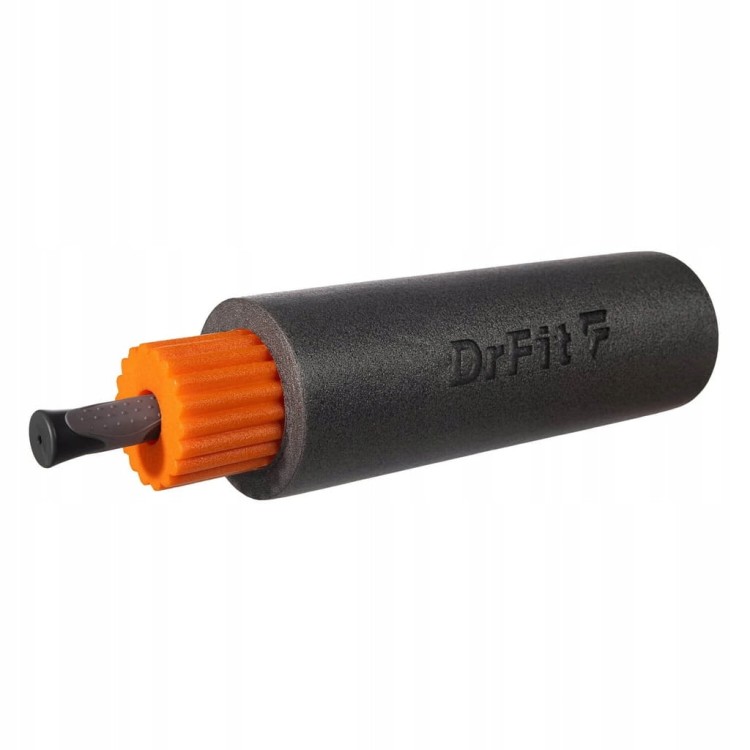 DrFit Roller wałek masaż regeneracja, joga, pilates zestaw 3w1 ø15x45cm