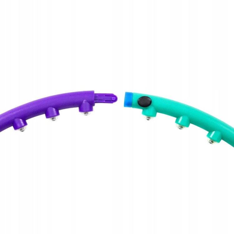 Hula hop z wypustkami DrFit 95 cm wielokolorowy