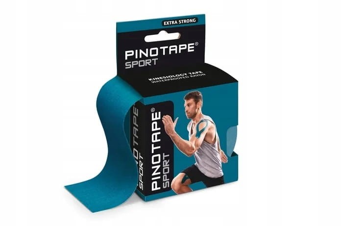 Taśma do kinesiotapingu PINO 5 cm x 5 m petrol