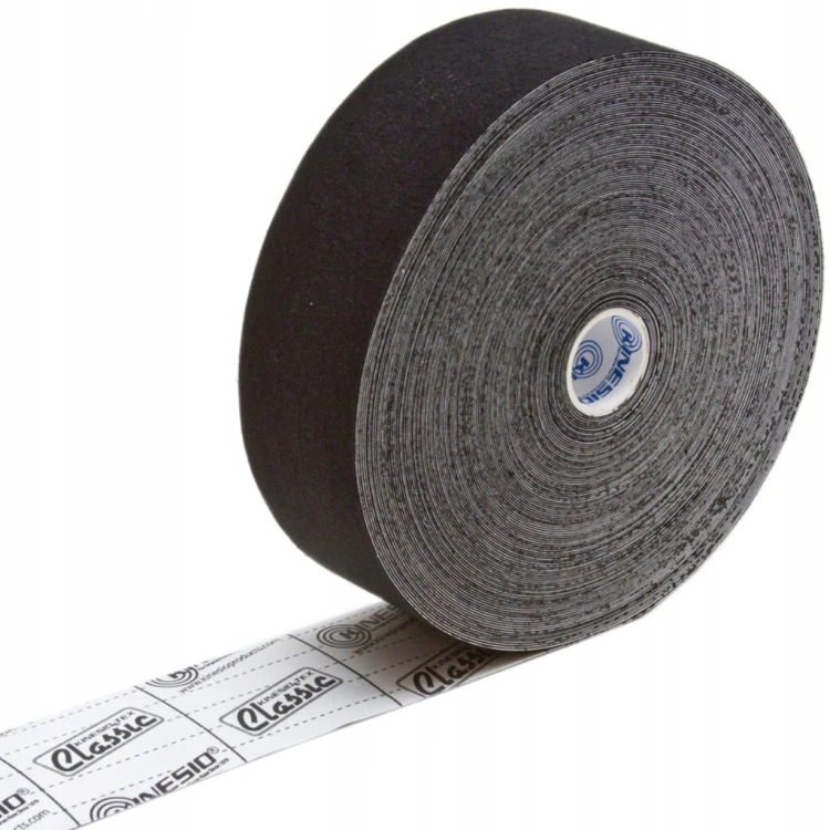 Taśma do kinesiotapingu Kinesio 5 cm x 31,5 m czarny